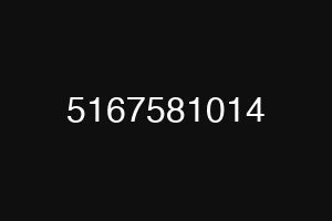 5167581014