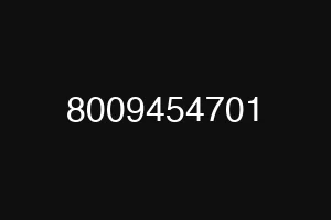 8009454701